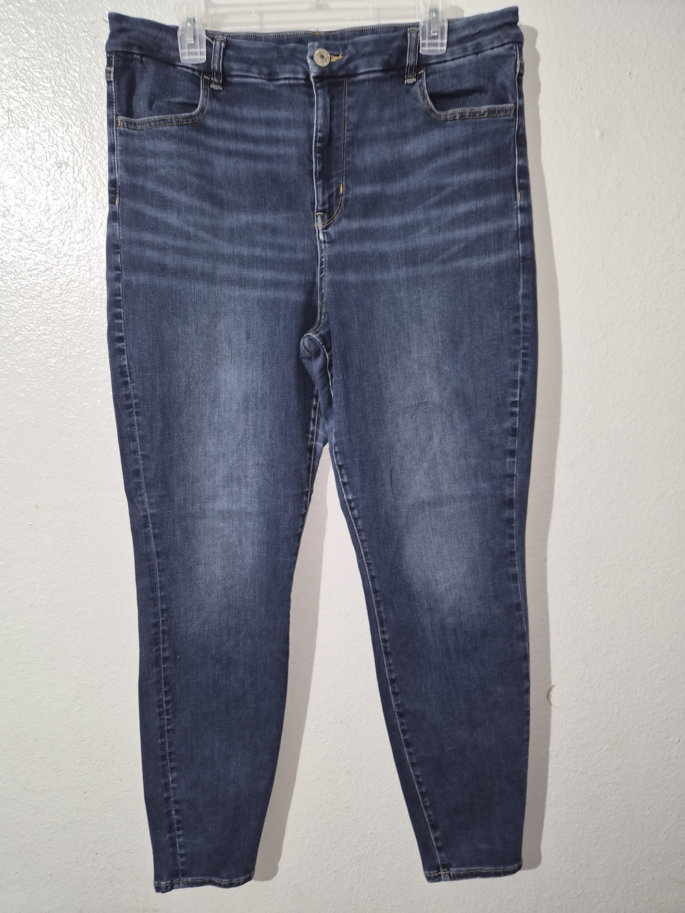 Women's Dark Blue Stretch Skinny Jeans